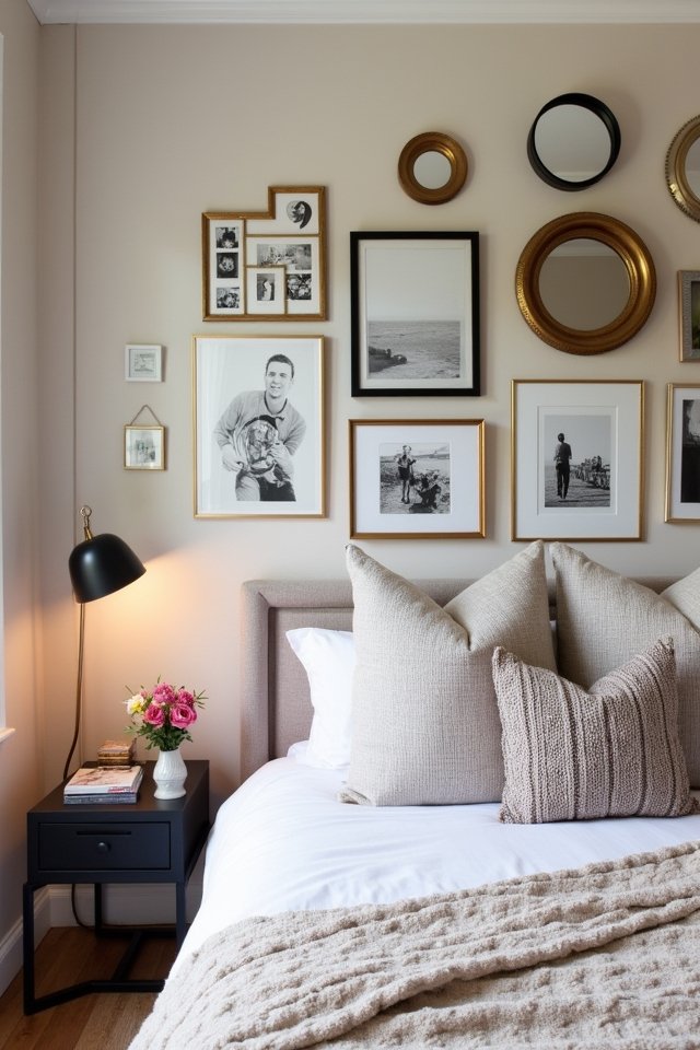 enchanting gallery wall design