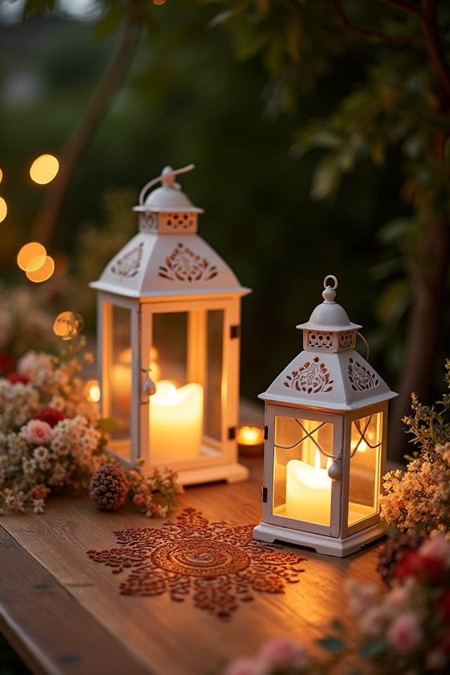 enchanting lanterns and candles