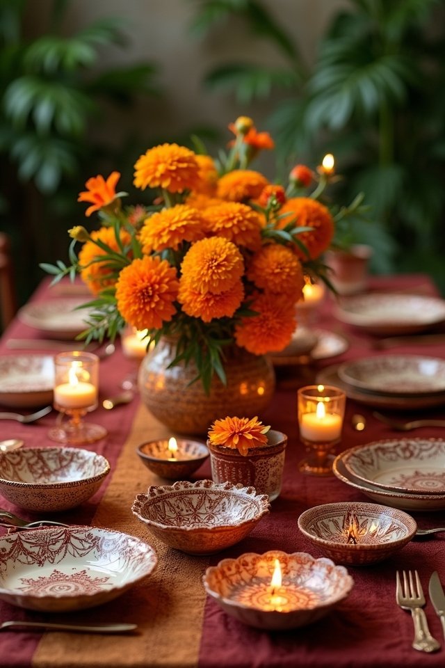 enchanting mehndi table decor