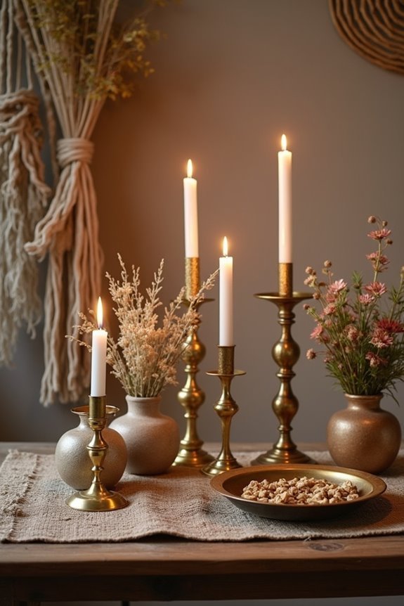 enchanting old world candlestick holders