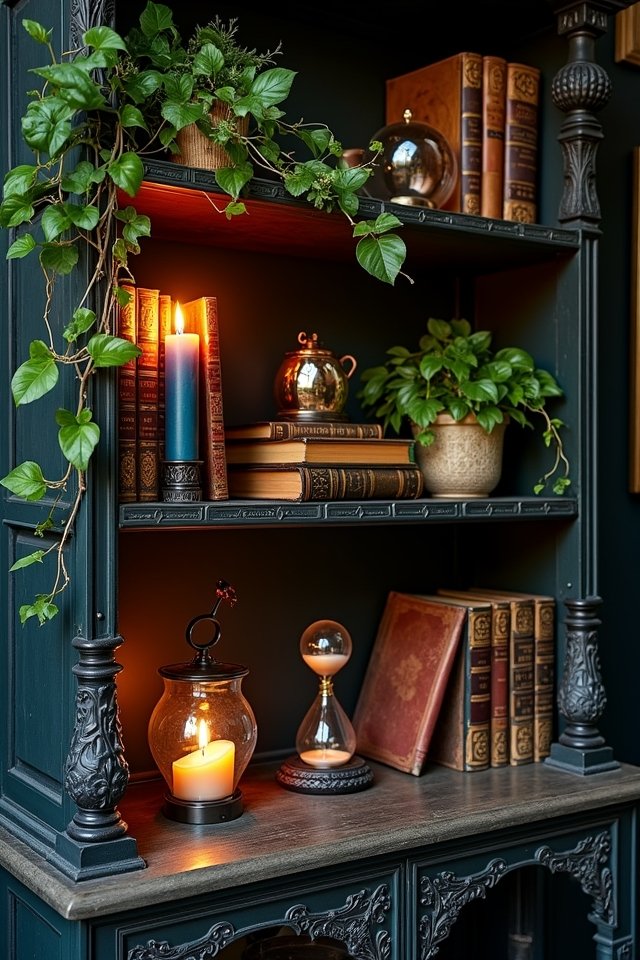 enchanting spellbook display ideas