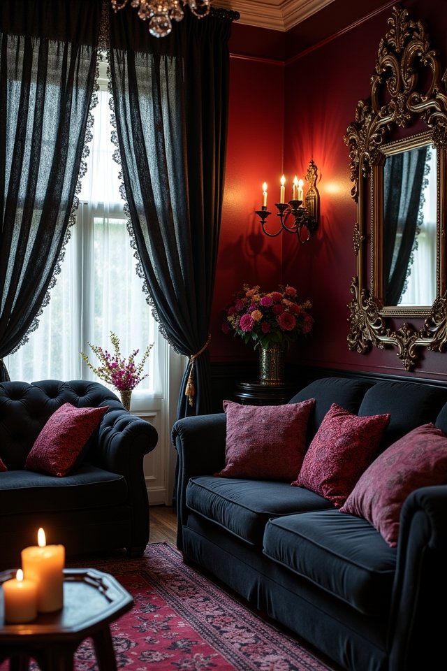 enchanting velvet and lace