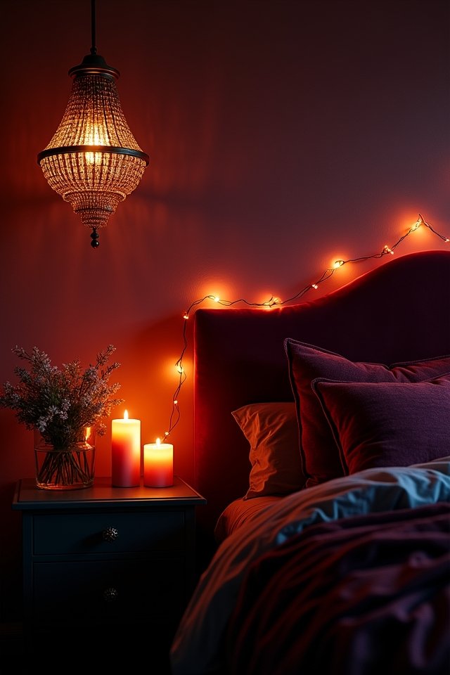 enchanting warm ambient lighting