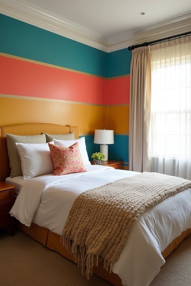 energizing colorful stripe designs