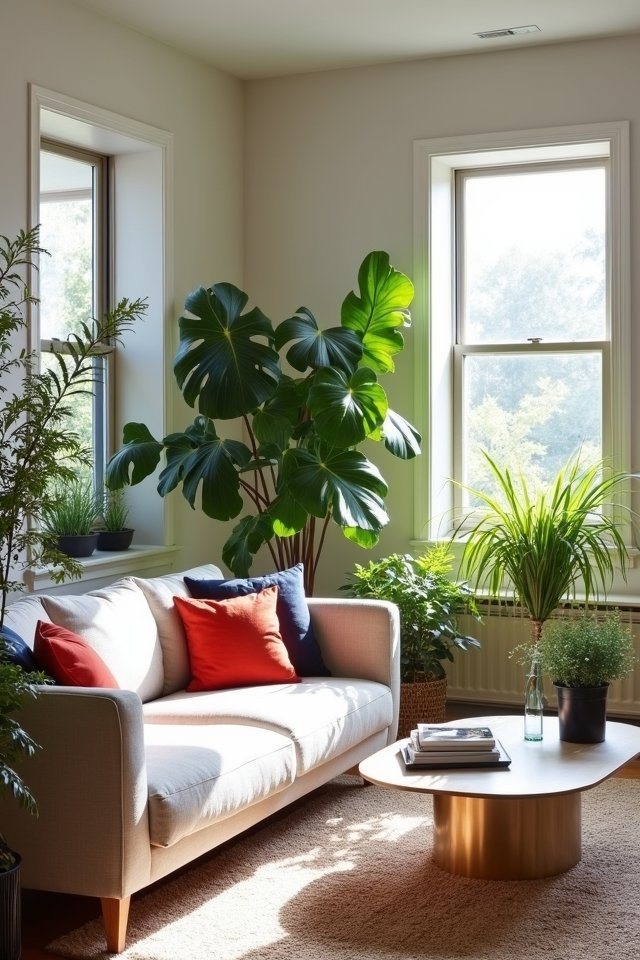 enhance space with greenery