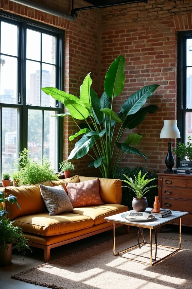 enhance space with greenery