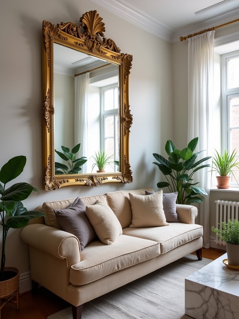 enhance space with mirrors