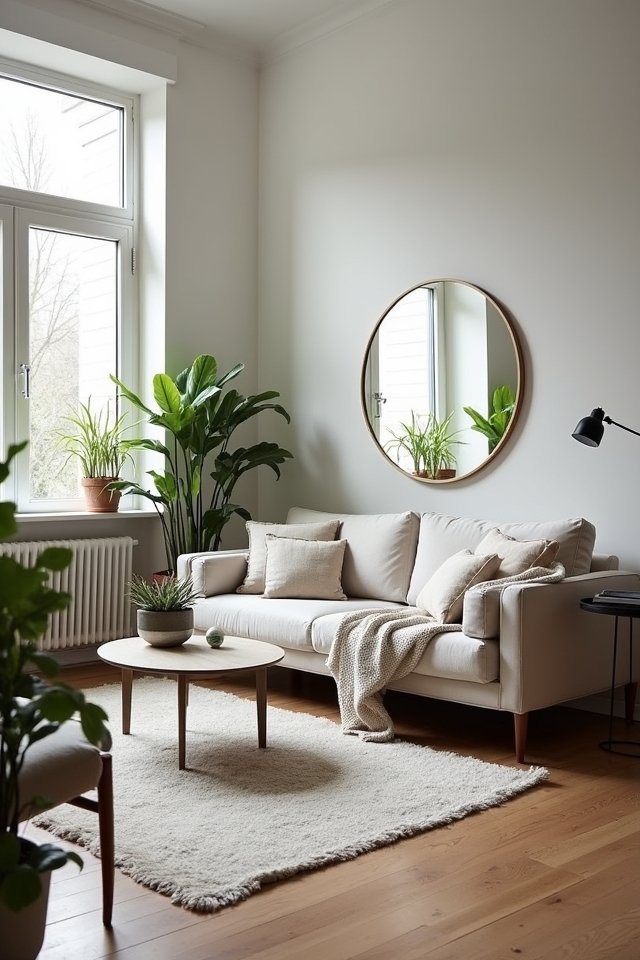 enhance space with mirrors