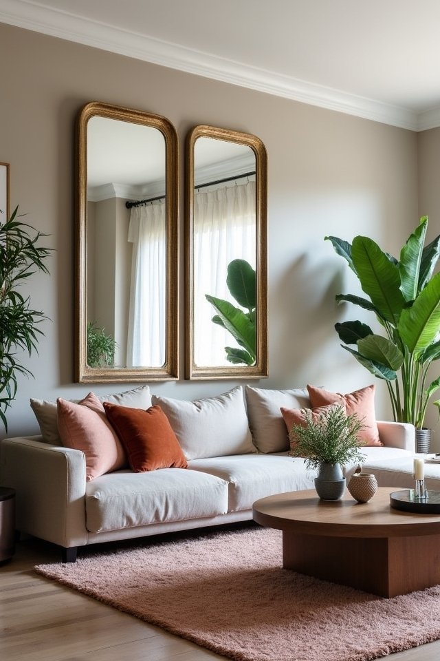 enhance space with mirrors