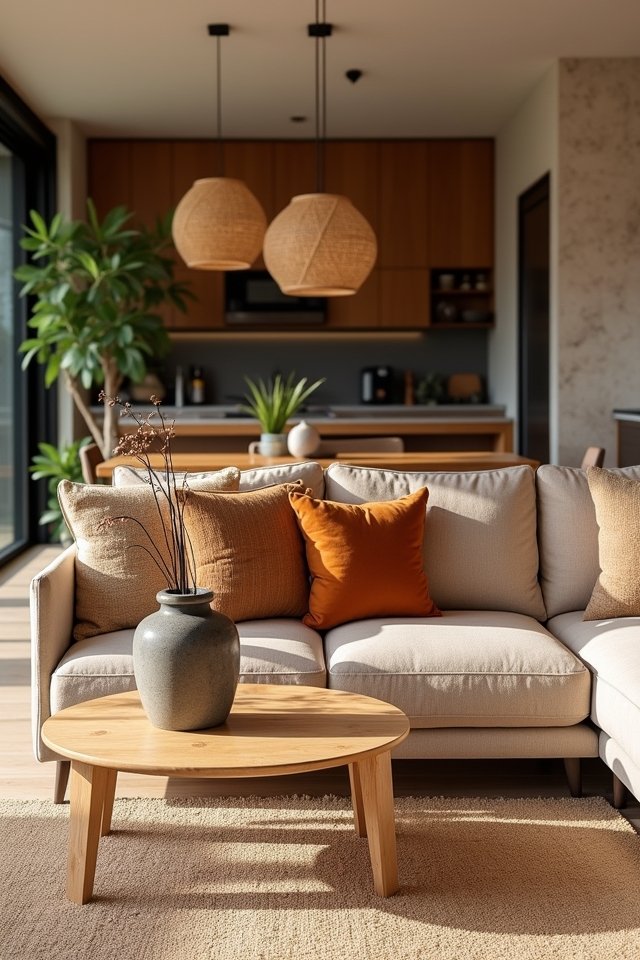 enhance warmth with textures