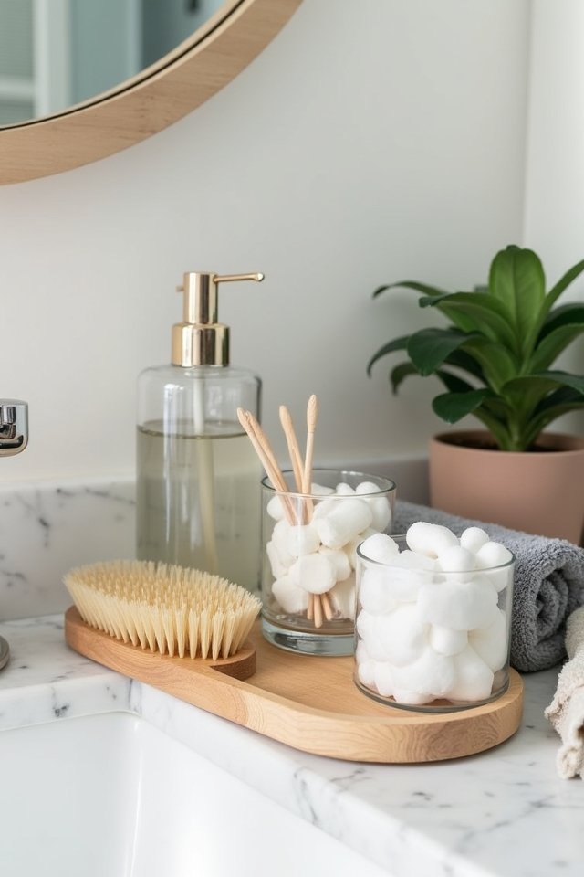 essential bathroom cleaning supplies