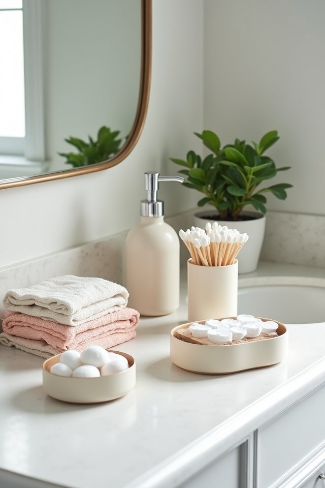 essential self care toiletries lineup