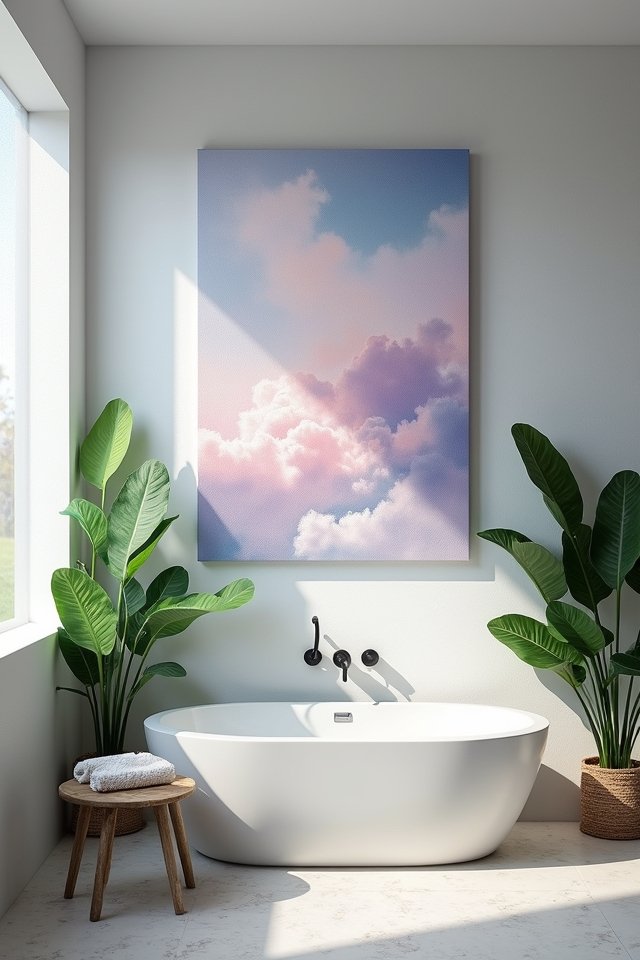 ethereal cloudscape wall art