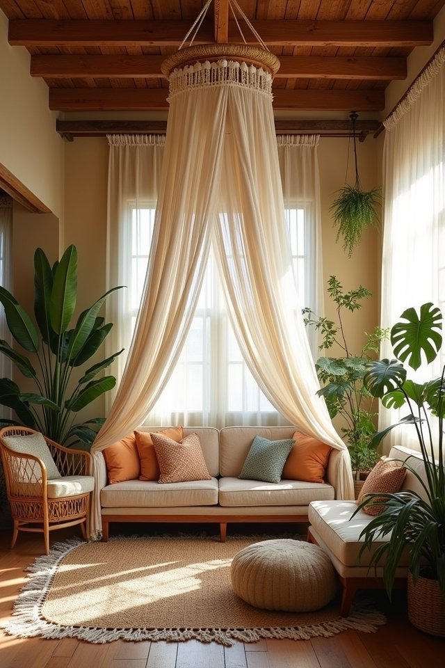 ethereal fabric canopy dreams