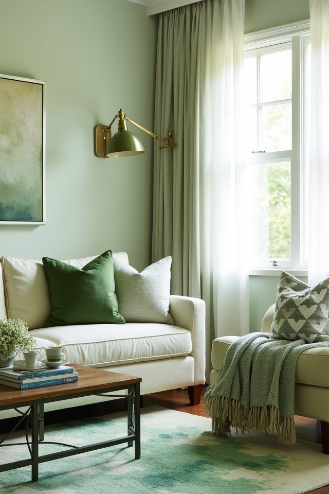 experiment with sage green