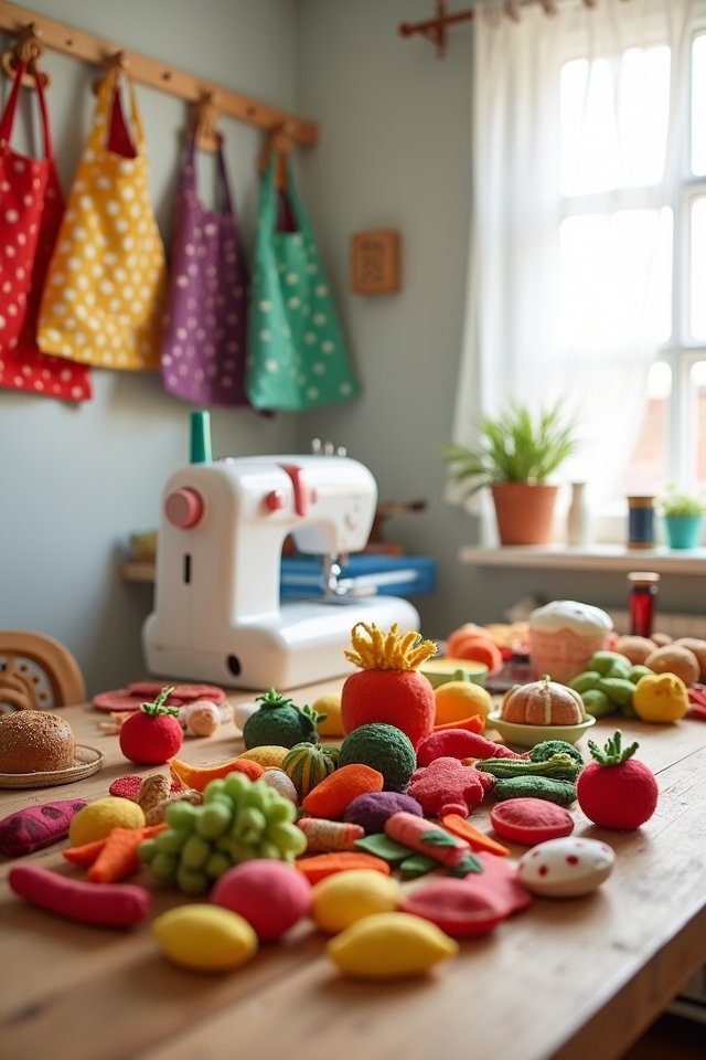 fabric food crafting station