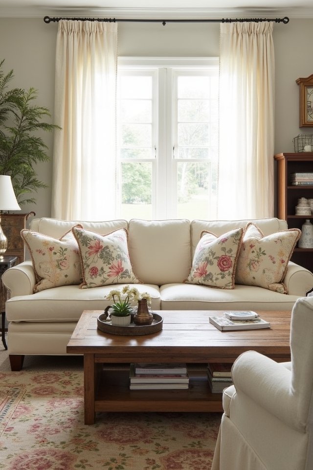 farmhouse elegance with vintage
