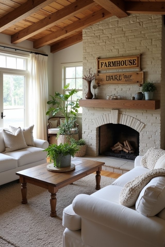 farmhouse signs add charm