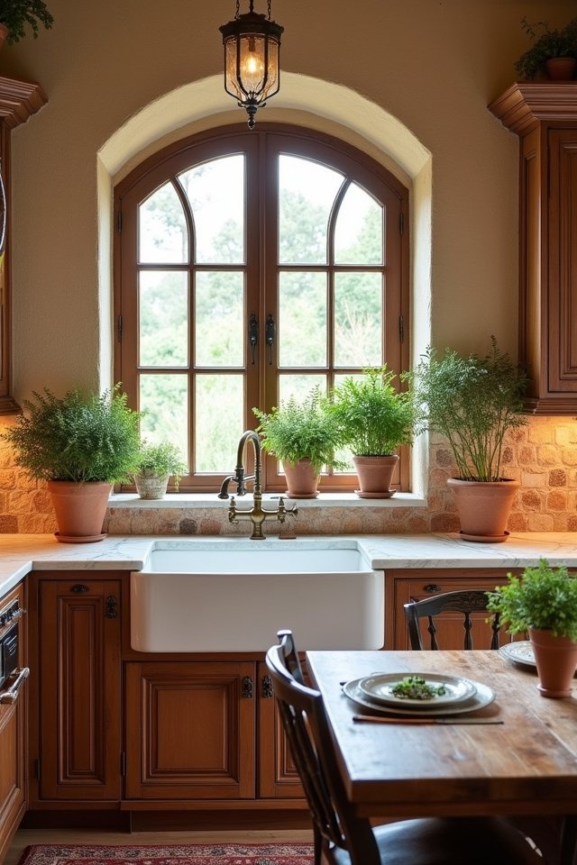 farmhouse sink adds charm