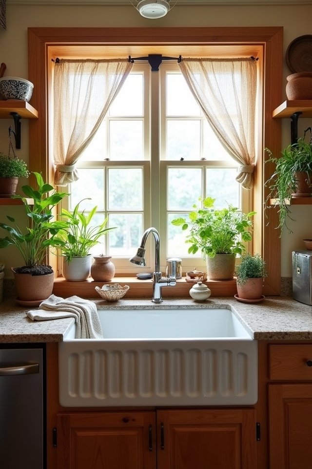 farmhouse sink kitchen elegance