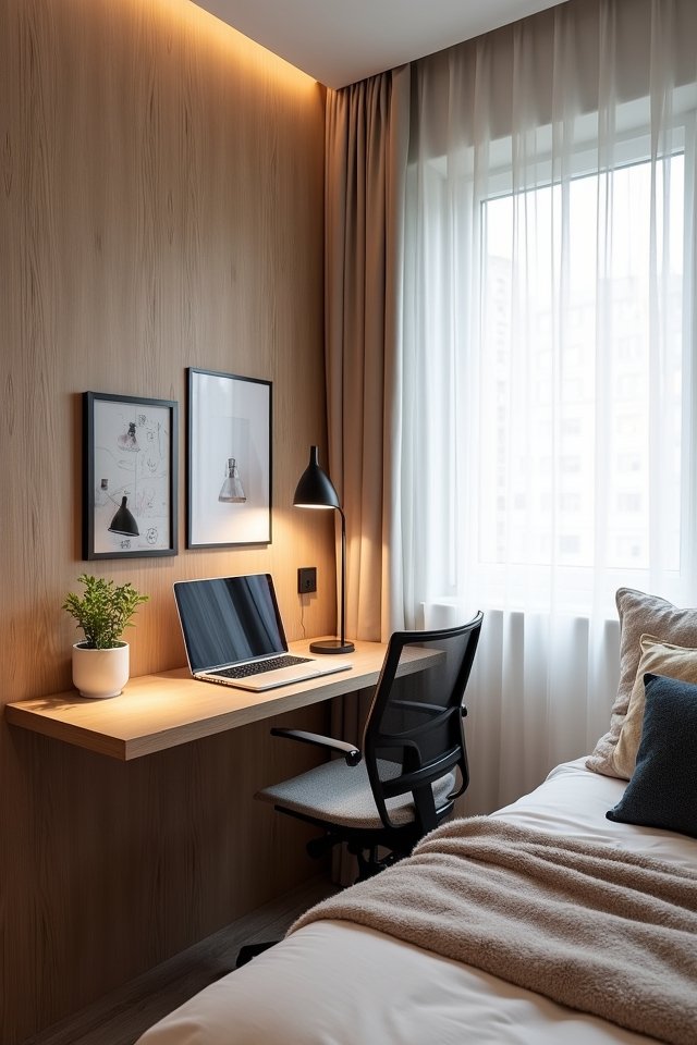 floating desk stylish productivity