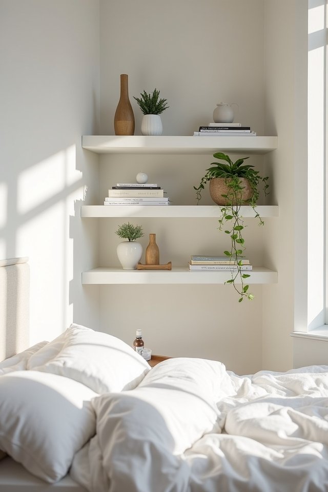 floating minimalist shelf designs