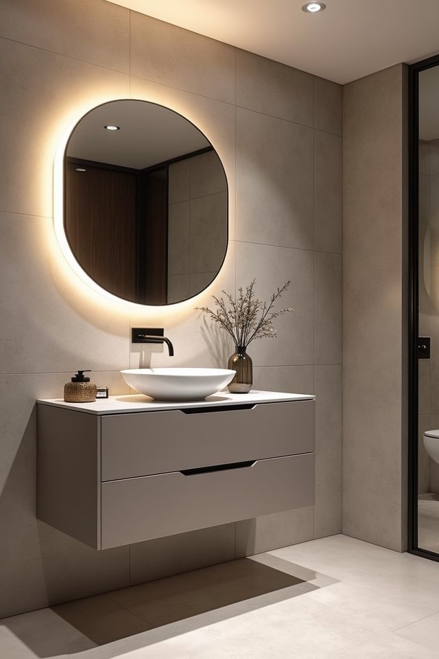floating vanity space saver