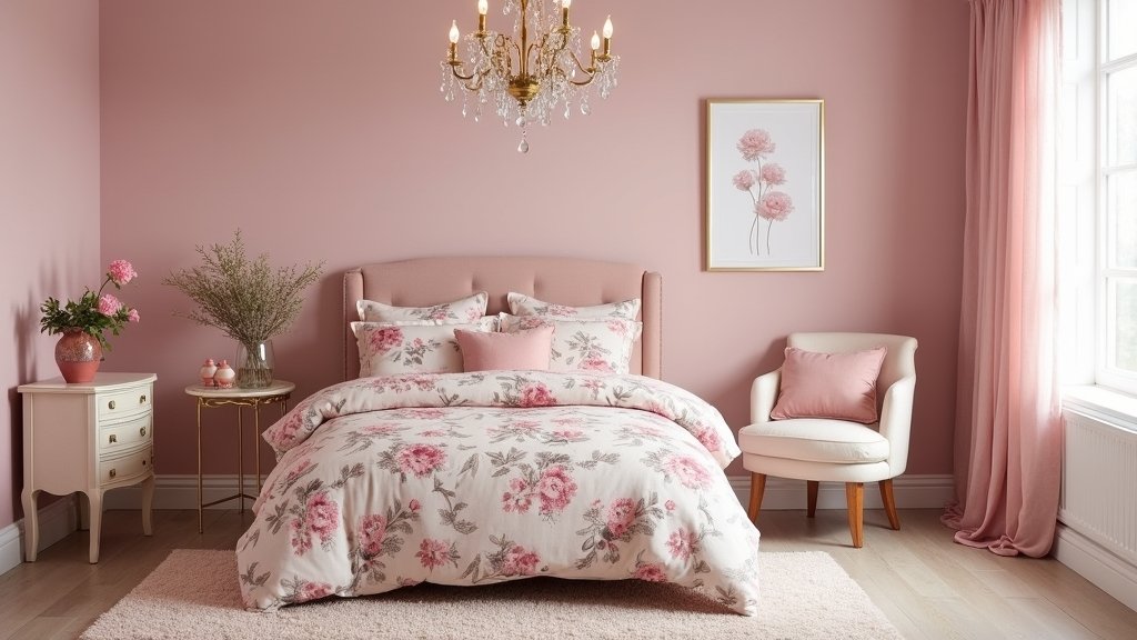floral bedding chic accents