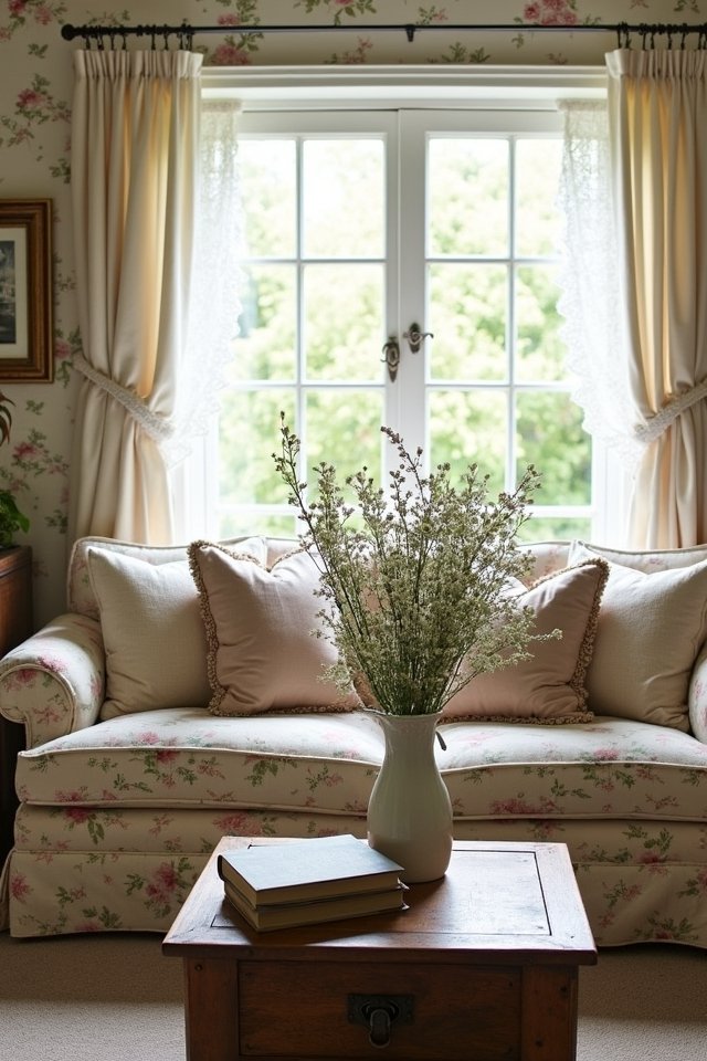 floral fabrics create comfort