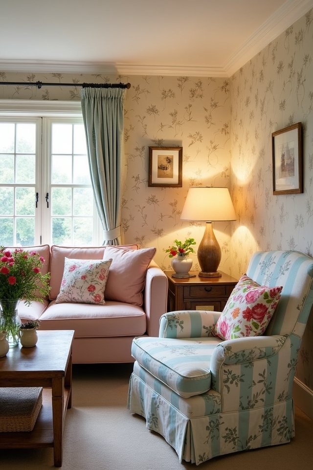 floral patterns create whimsy