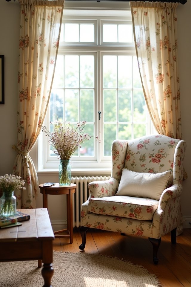 floral patterns enhance coziness