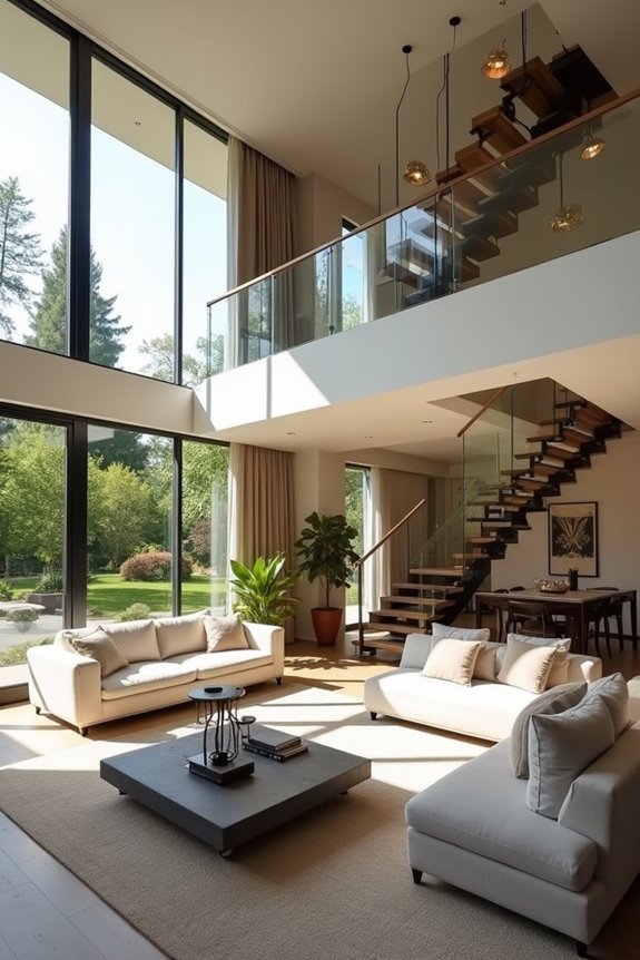 fluid connected living spaces