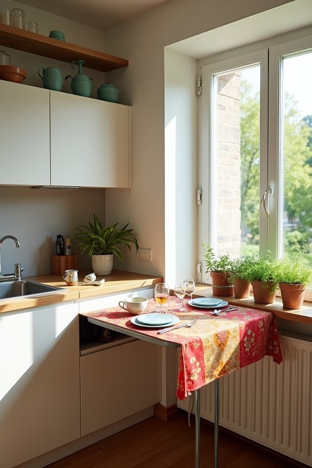 fold down table transformation magic