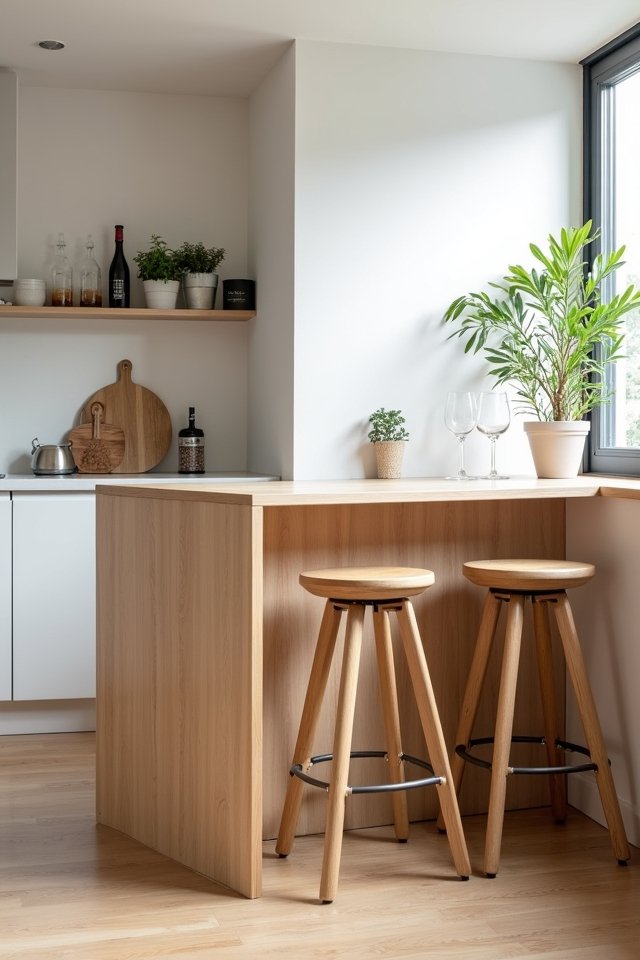 foldable bar counter elegance