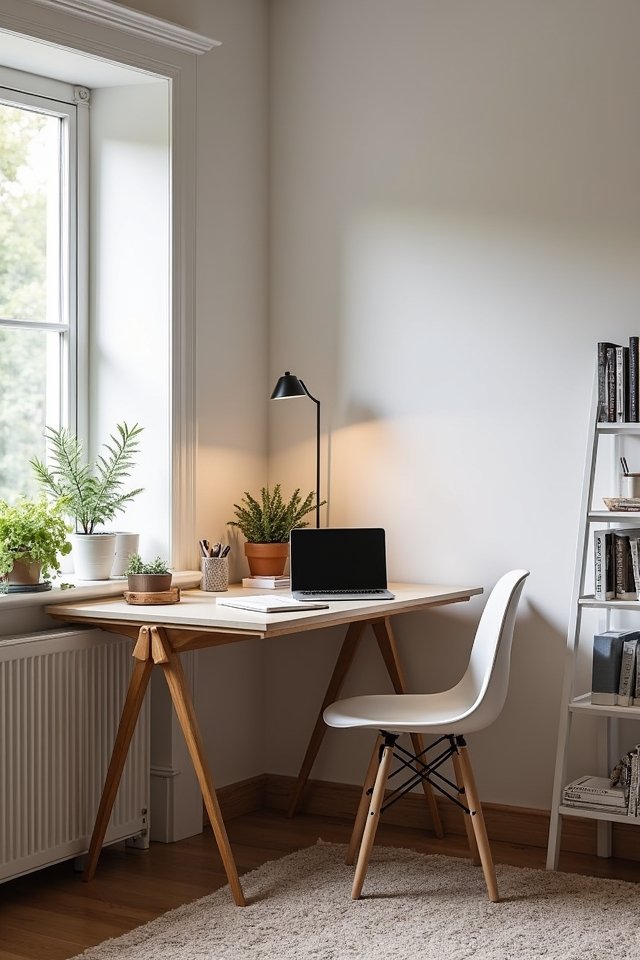 foldable desk study nook