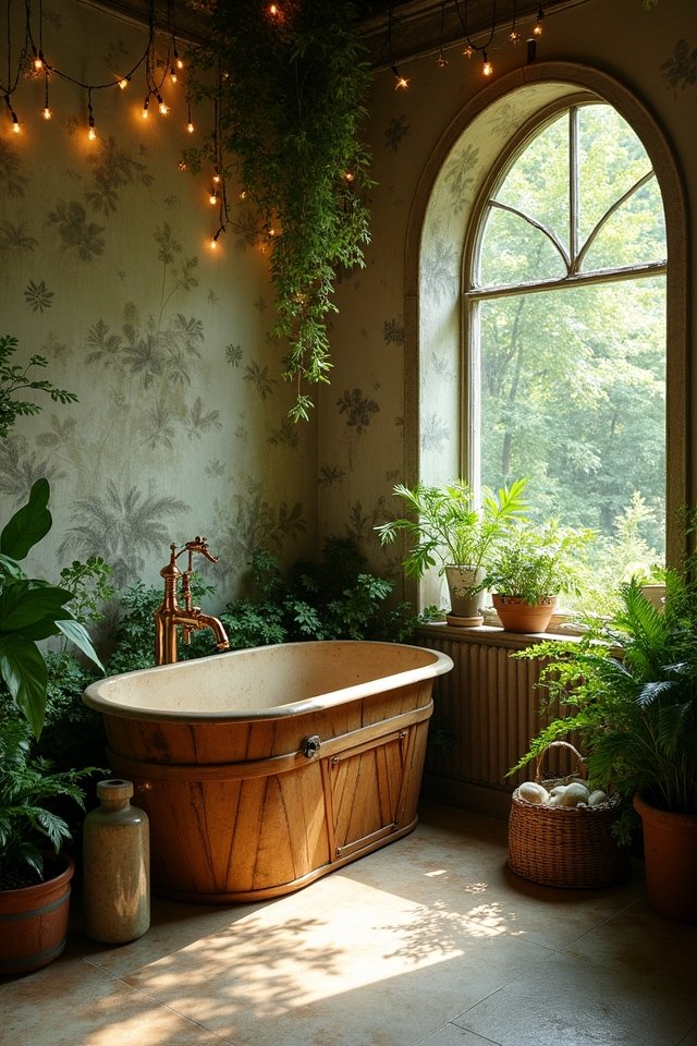 forest inspired earthy tones