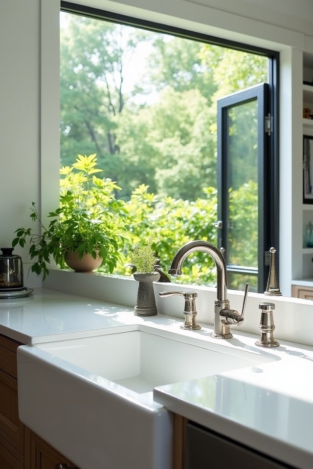 frameless windows for kitchens