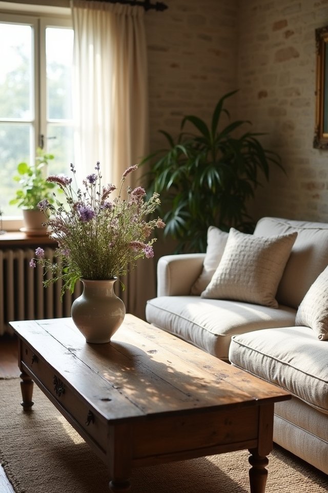 fresh floral arrangements brighten