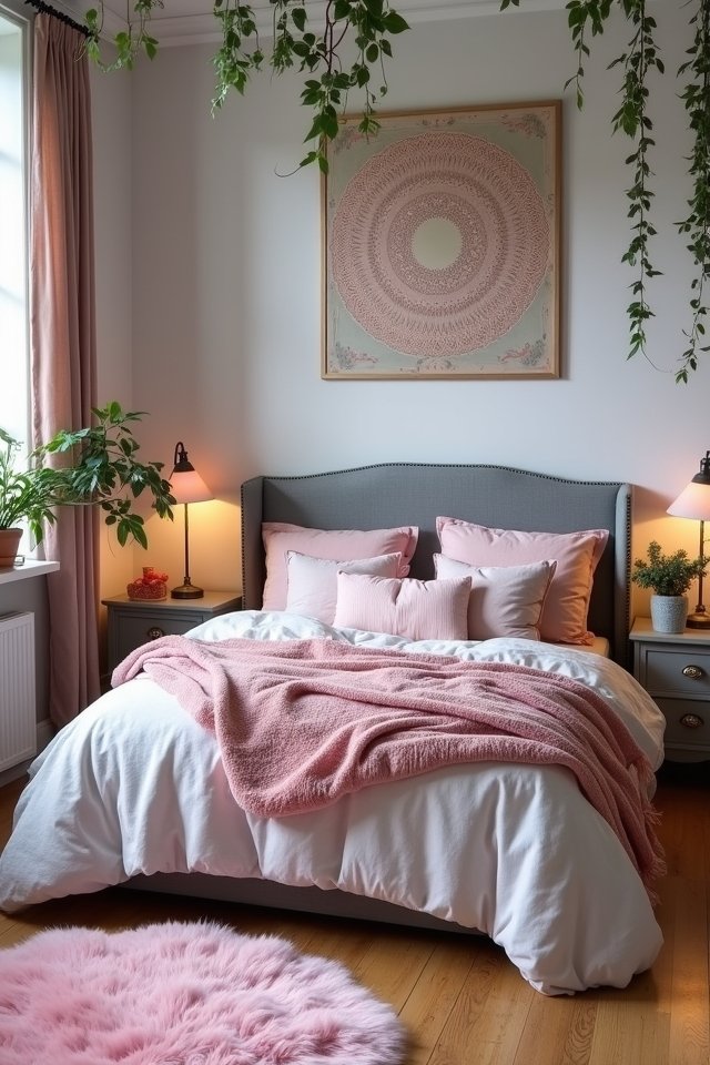 fresh greenery enhances decor