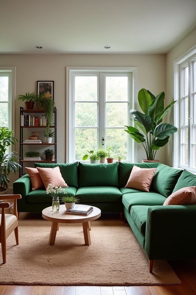 functional and inviting living room