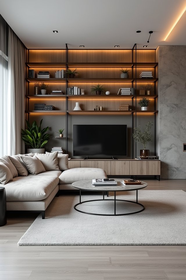 functional and stylish shelving