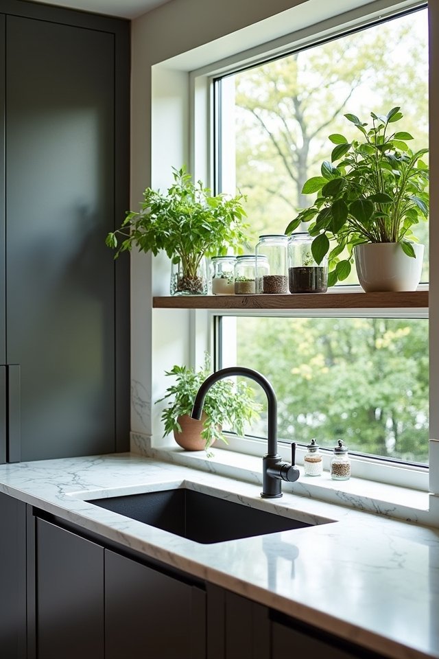 functional beautiful window shelves