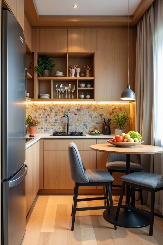 functional kitchen zones created