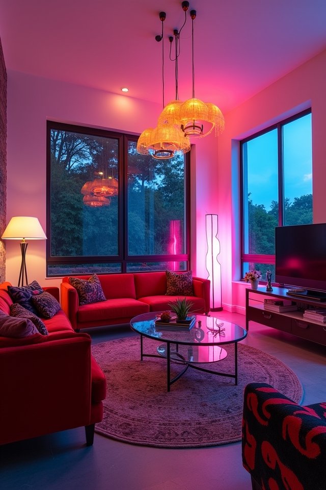 futuristic glowing lighting designs