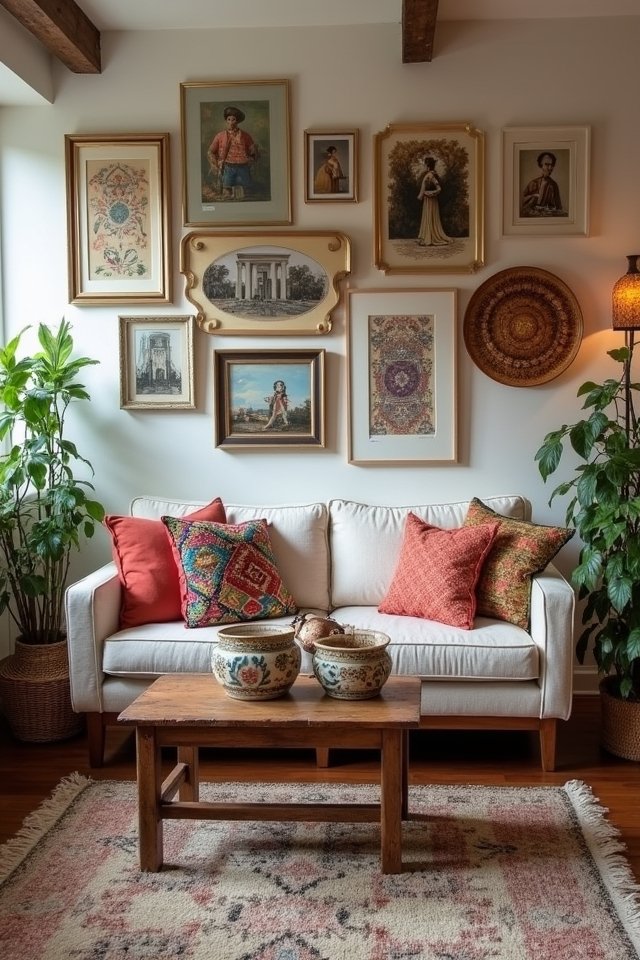 gallery wall of memories