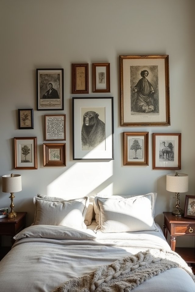 gallery wall with variety