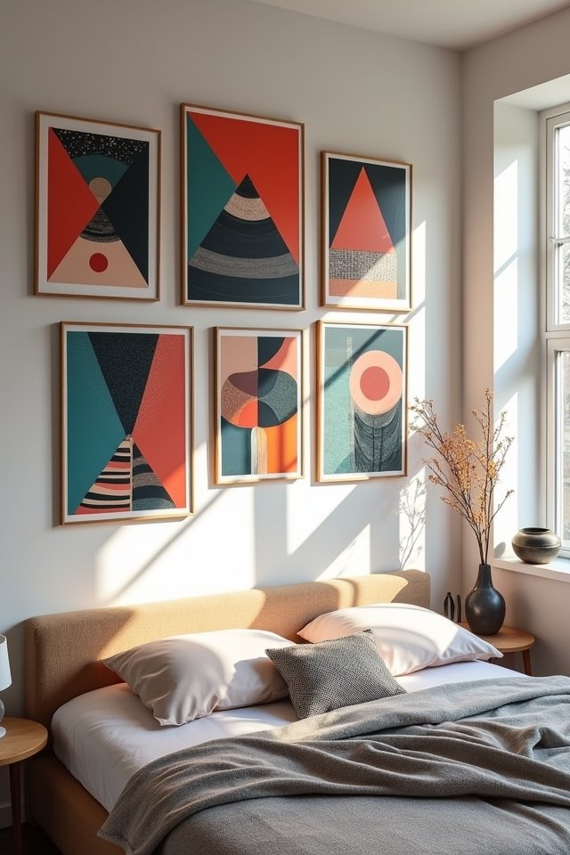 geometric art transforms bedrooms