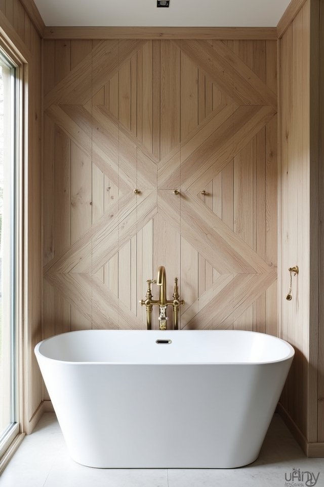 geometric board and batten