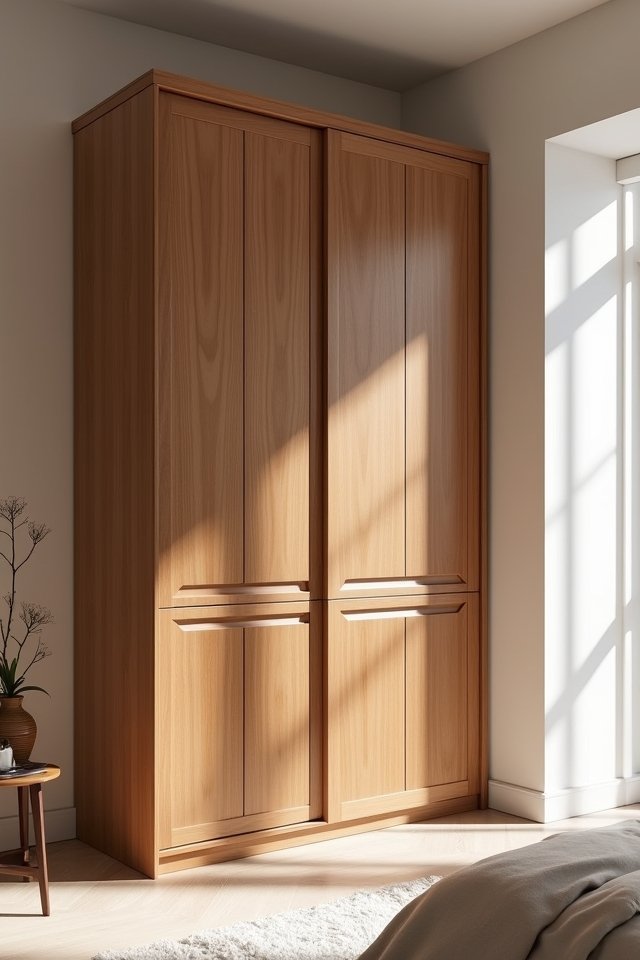 geometric minimalist wardrobe design