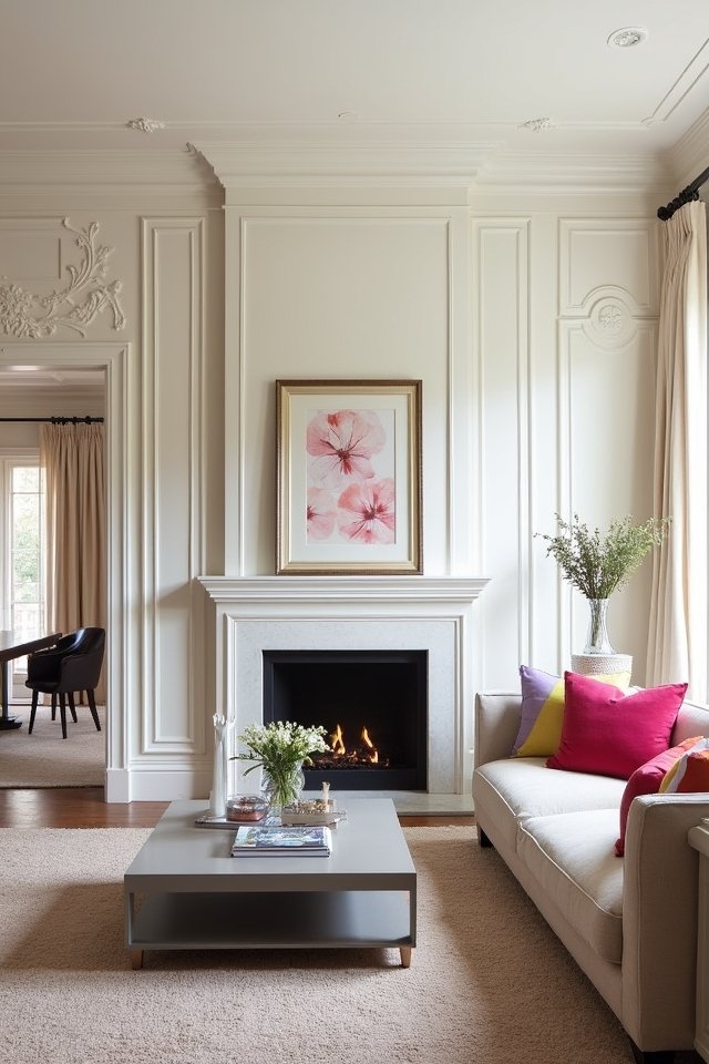 geometric painted wall designs
